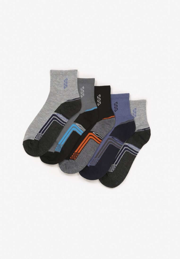 4-Pack Jasnoszare Skarpety Prisira