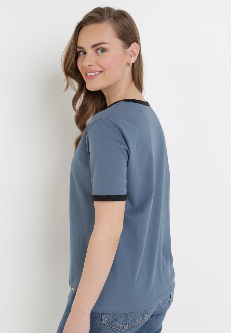 Niebieski T-shirt Sinassea