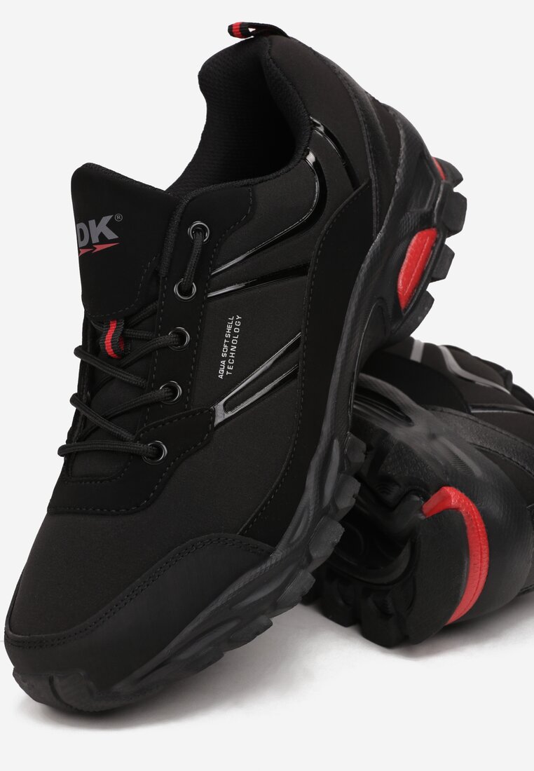 Czarno-Czerwone Buty Sportowe Vivieney