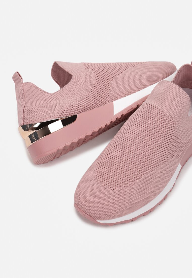 Różowe Sneakersy Kaphithise