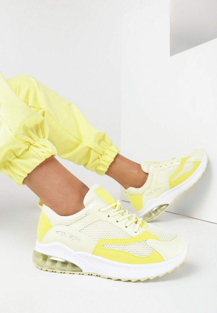 Żółte Sneakersy Wynstina