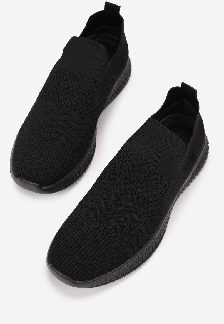 Czarne Buty Sportowe Leucyse
