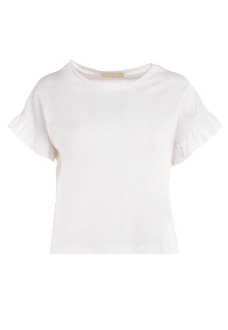 Biały T-shirt Flamegan