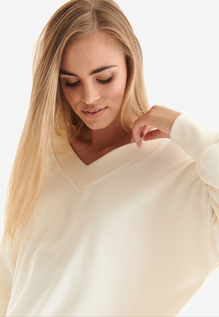 Beżowa Bluza Badura Mynise
