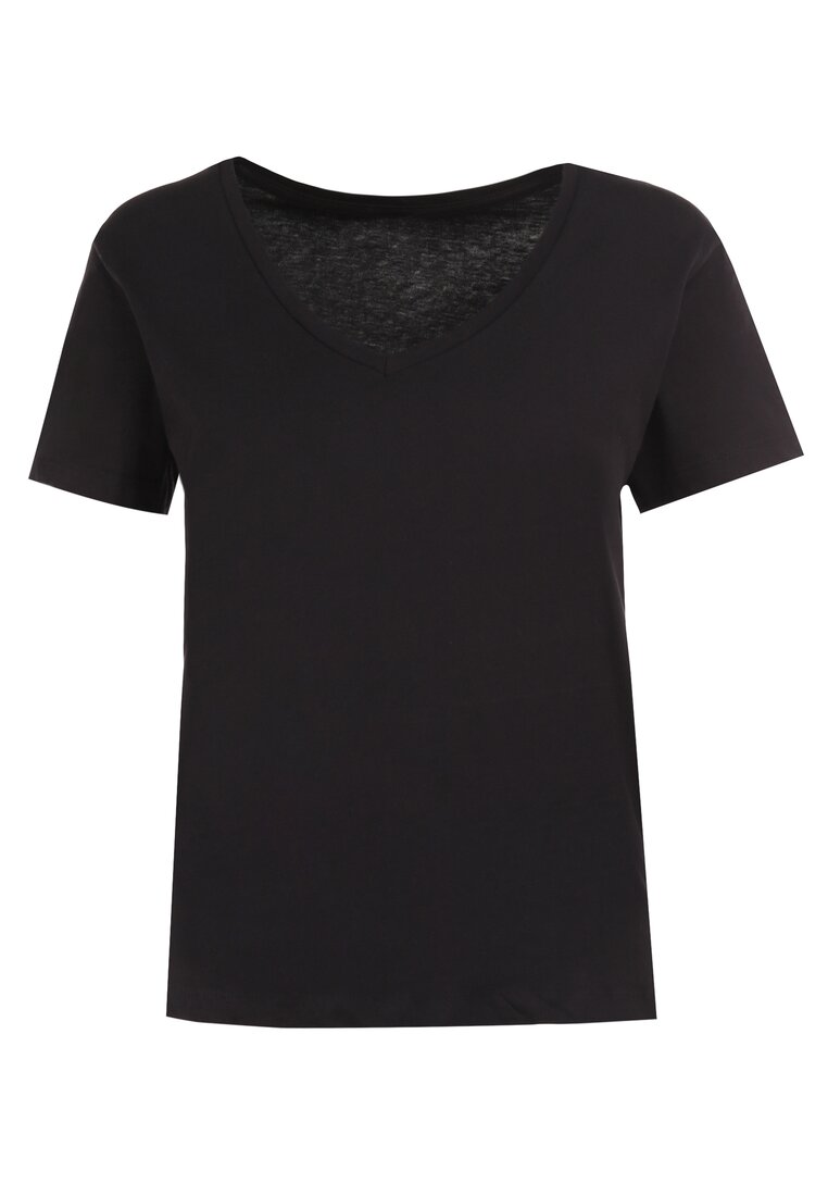 Czarny T-shirt Metoreia