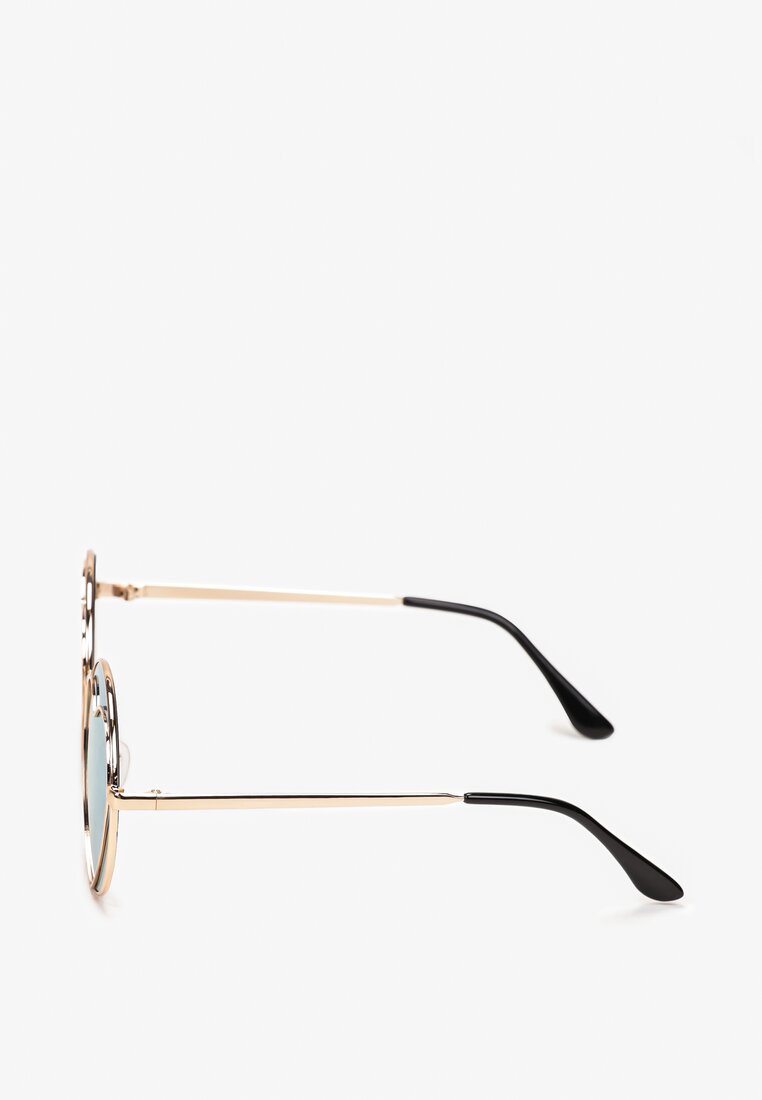 Brązowo-Złote Okulary Maerolis