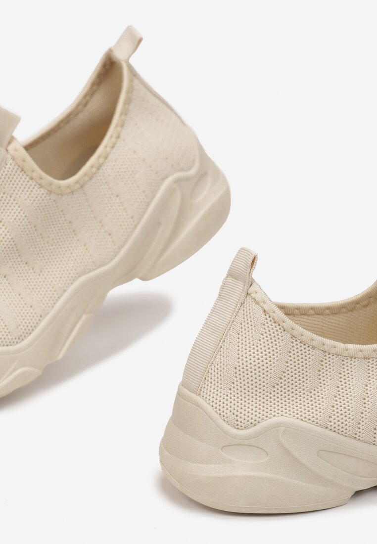 Beżowe Buty Sportowe Alemonice