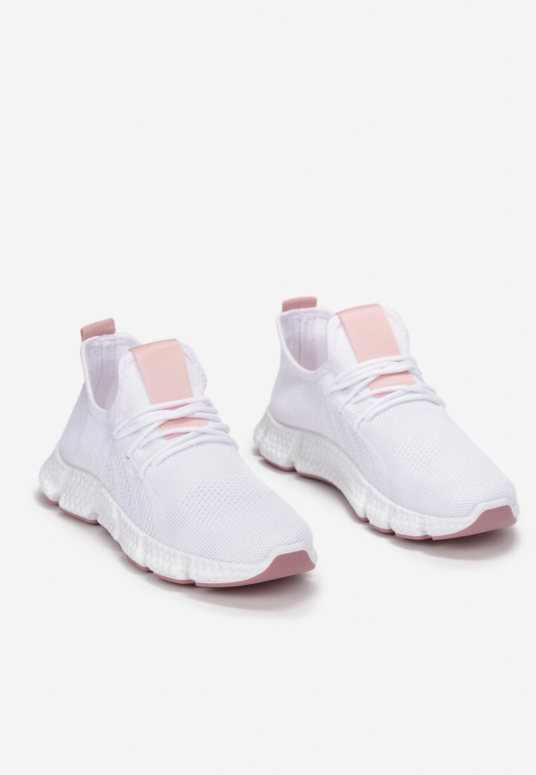 Biało-Różowe Buty Sportowe Eunothea