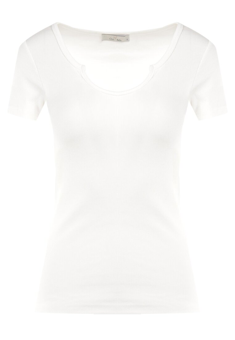 Biały T-shirt Caearis