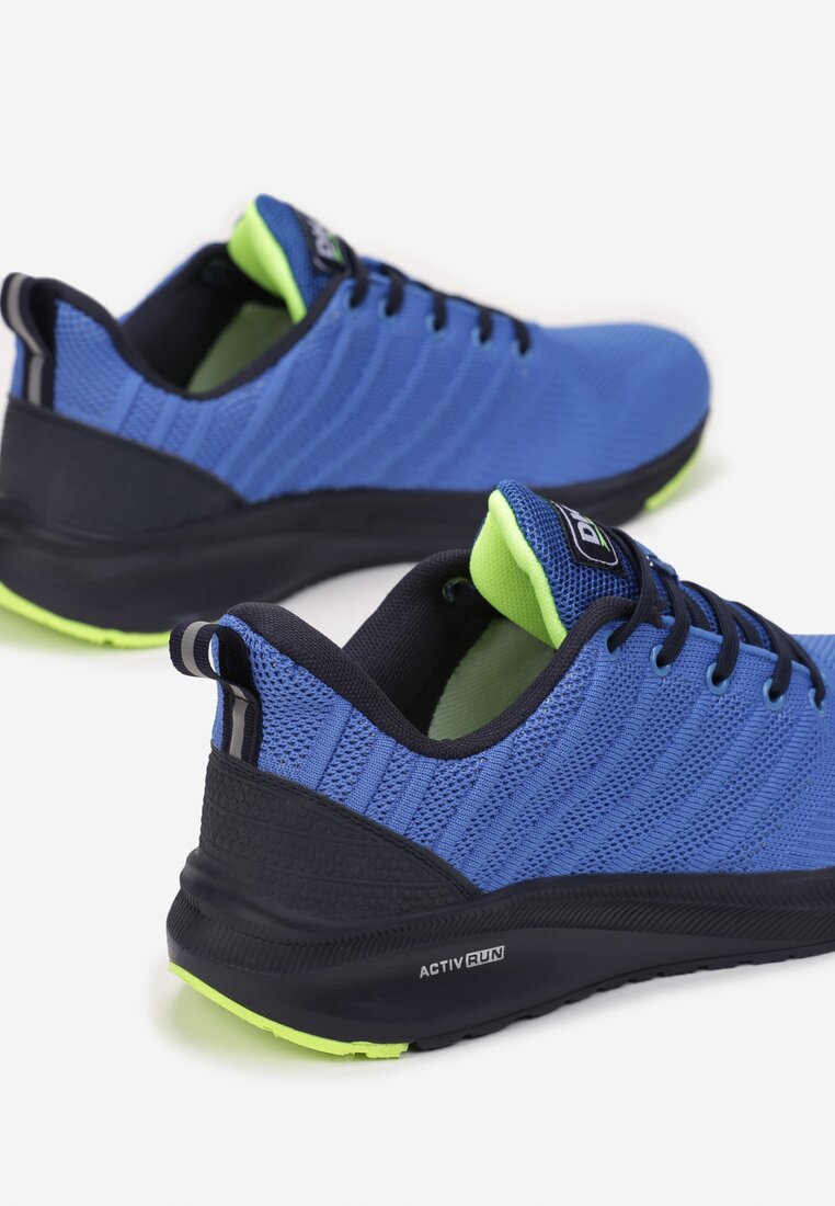 Niebiesko-Zielone Buty Sportowe Cythene