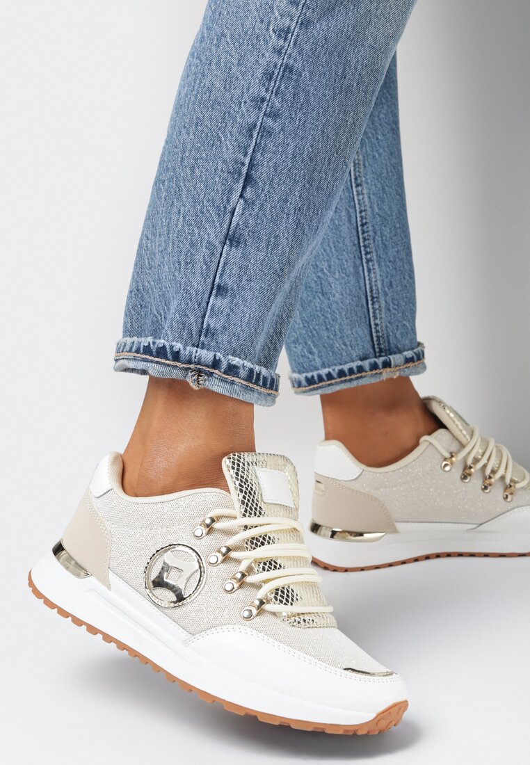Beżowe Sneakersy