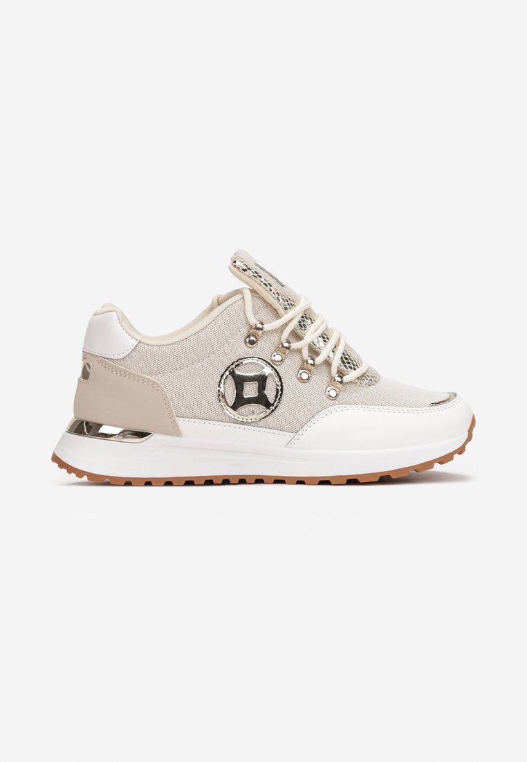 Beżowe Sneakersy