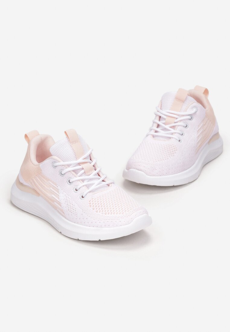 Biało-Różowe Buty Sportowe Nethe