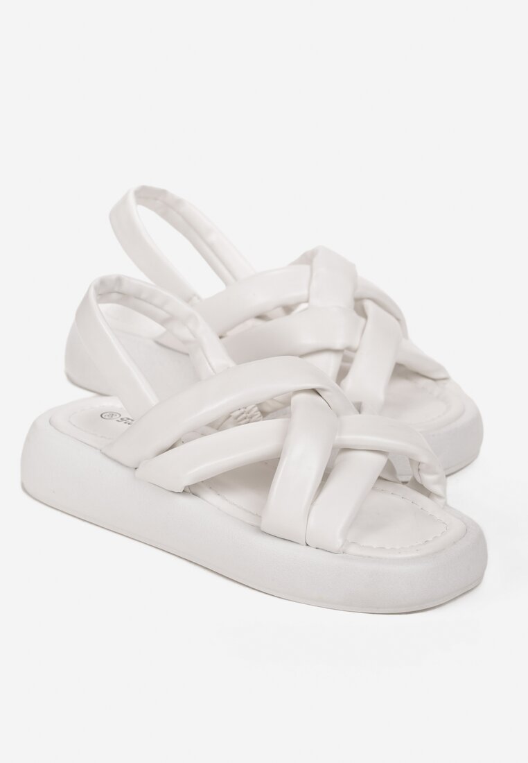 Białe Sandały Clarina