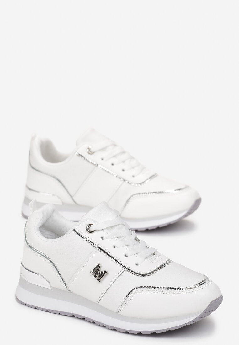 Białe Sneakersy Ganem