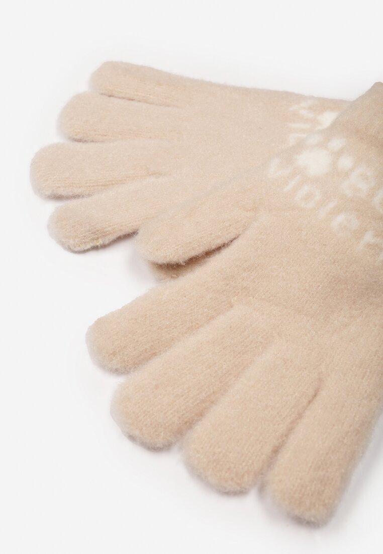 Beżowe Rękawiczki Lumenis
