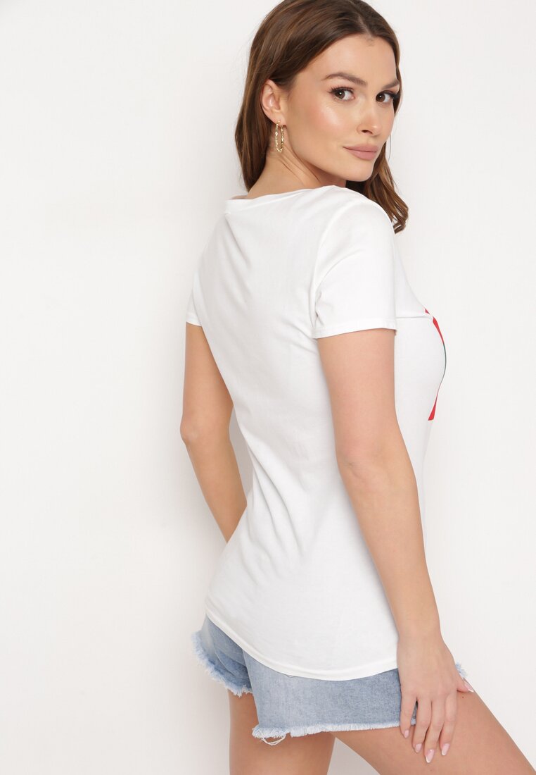 Biały T-shirt Kionella