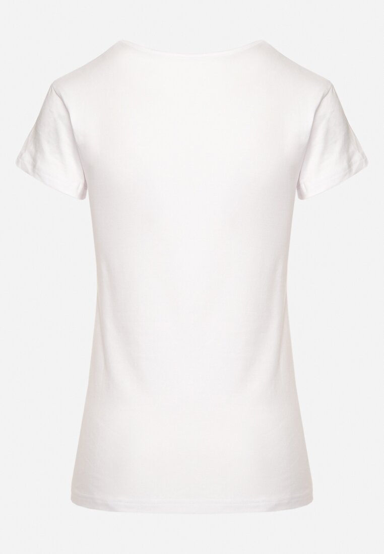 Biały T-shirt Geratia