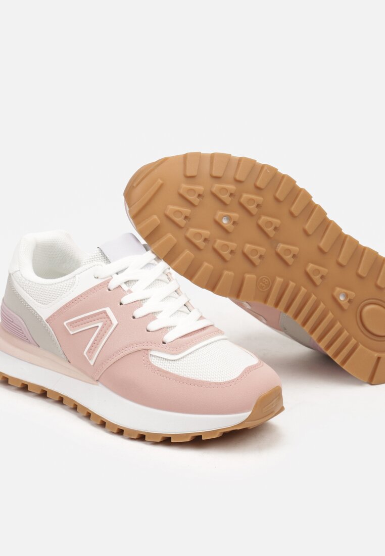 Biało-Różowe Sneakersy Nevilianae