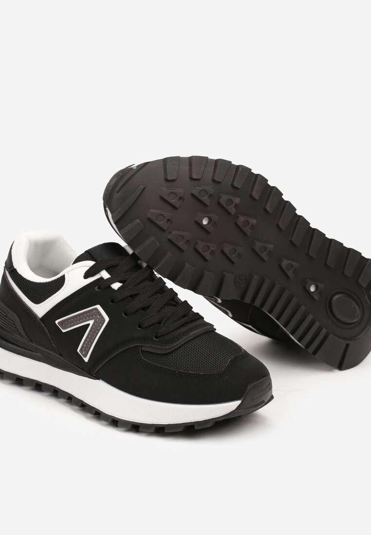 Czarno-Białe Sneakersy Nevilianae