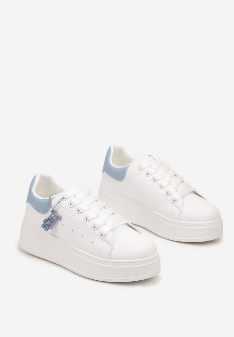 Biało-Niebieskie Sneakersy Nevishiia