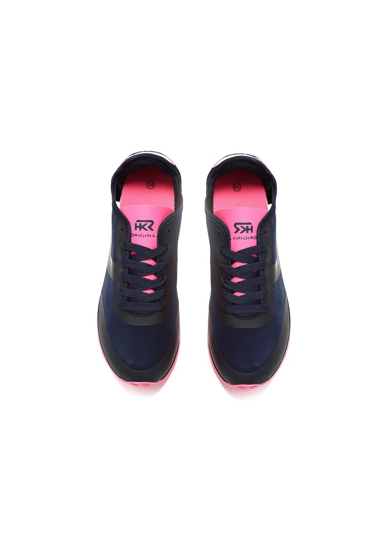 Granatowo-Różowe Buty Sportowe Remedy