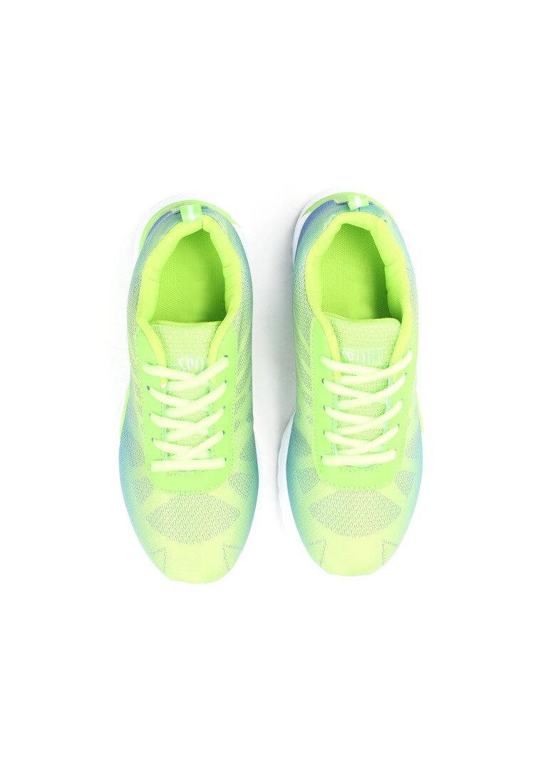 Zielono-Niebieskie Buty Sportowe Chenna