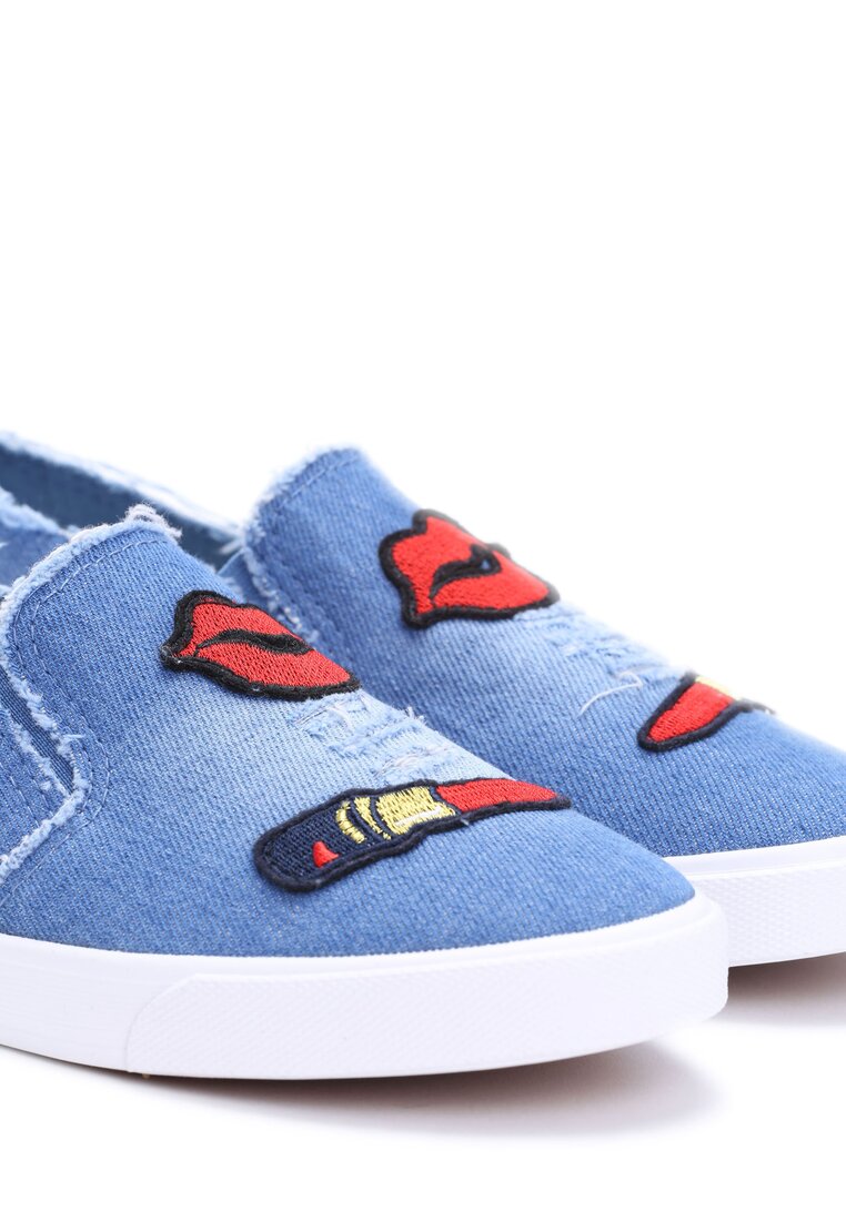 Kobaltowe Slip On Kissy