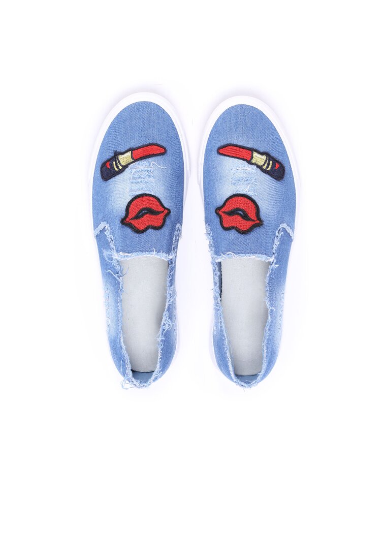 Kobaltowe Slip On Kissy