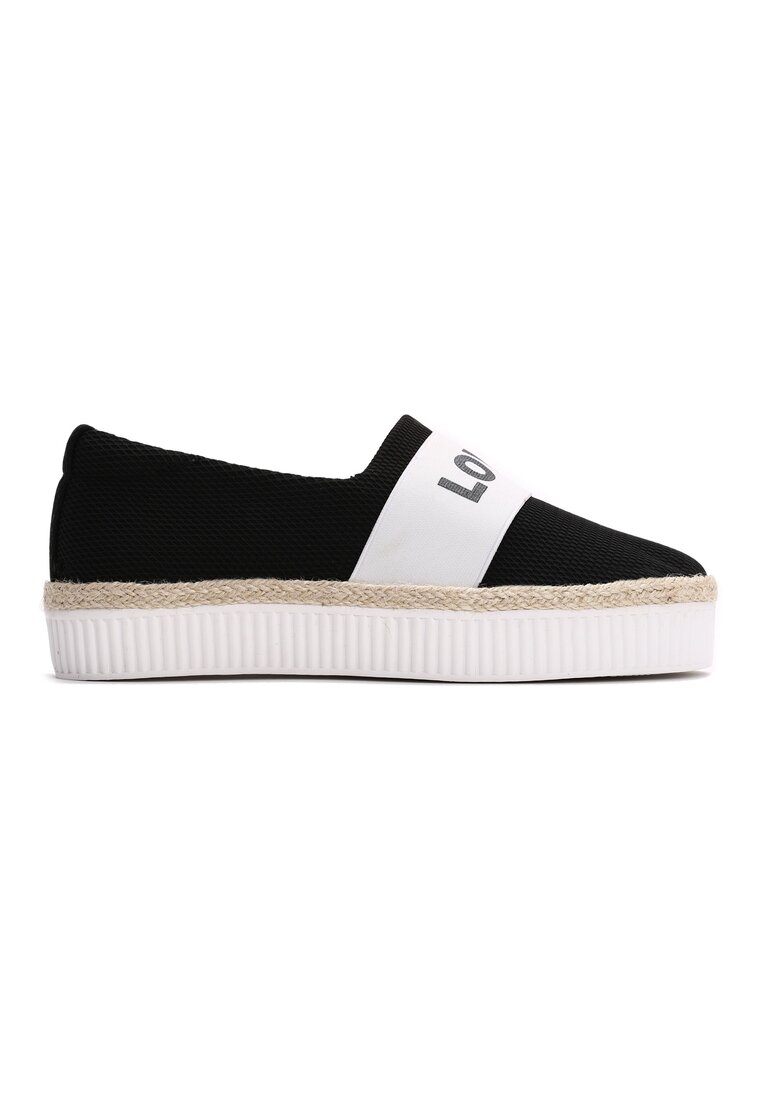 Czarne Slip On Loope