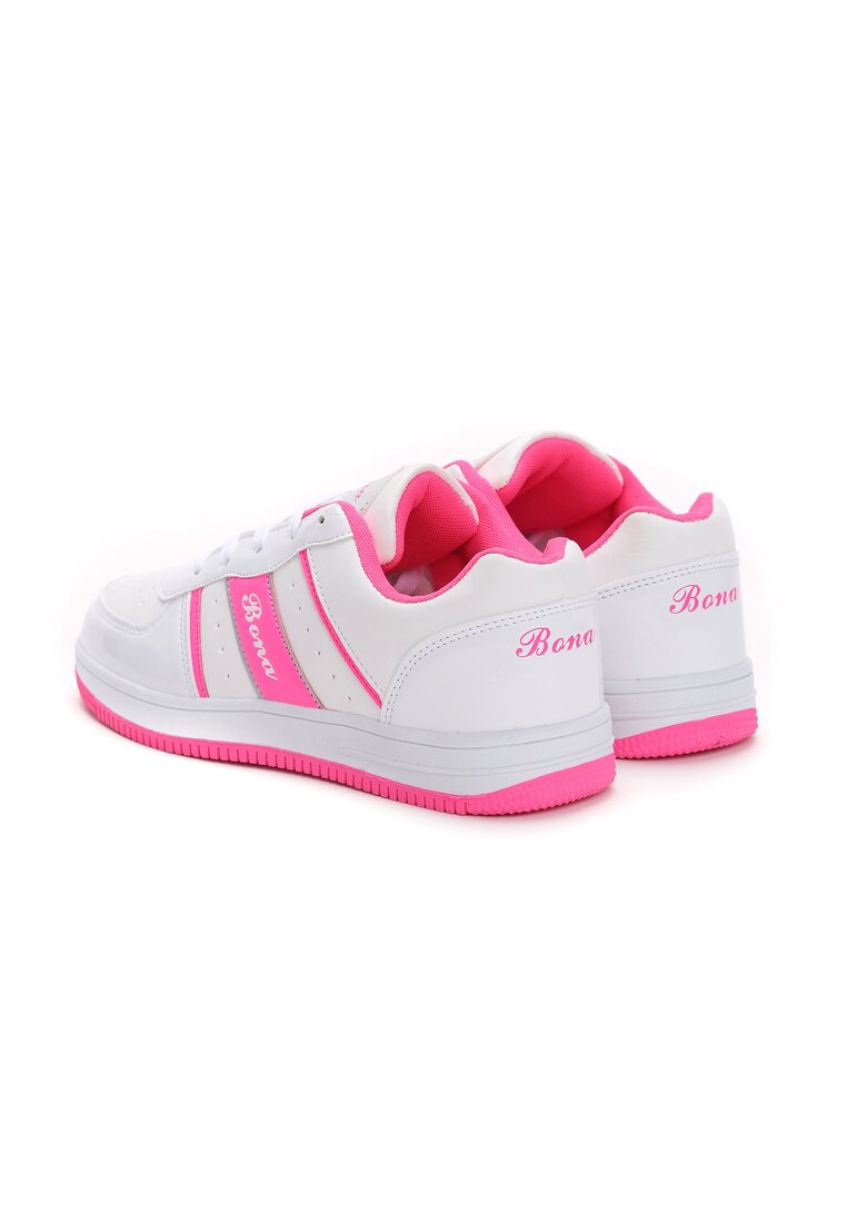 Biało-Różowe Buty Sportowe Bona