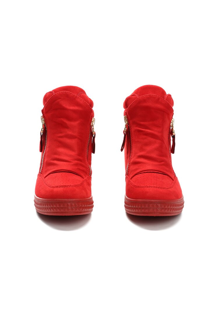 Czerwone Sneakersy Compel