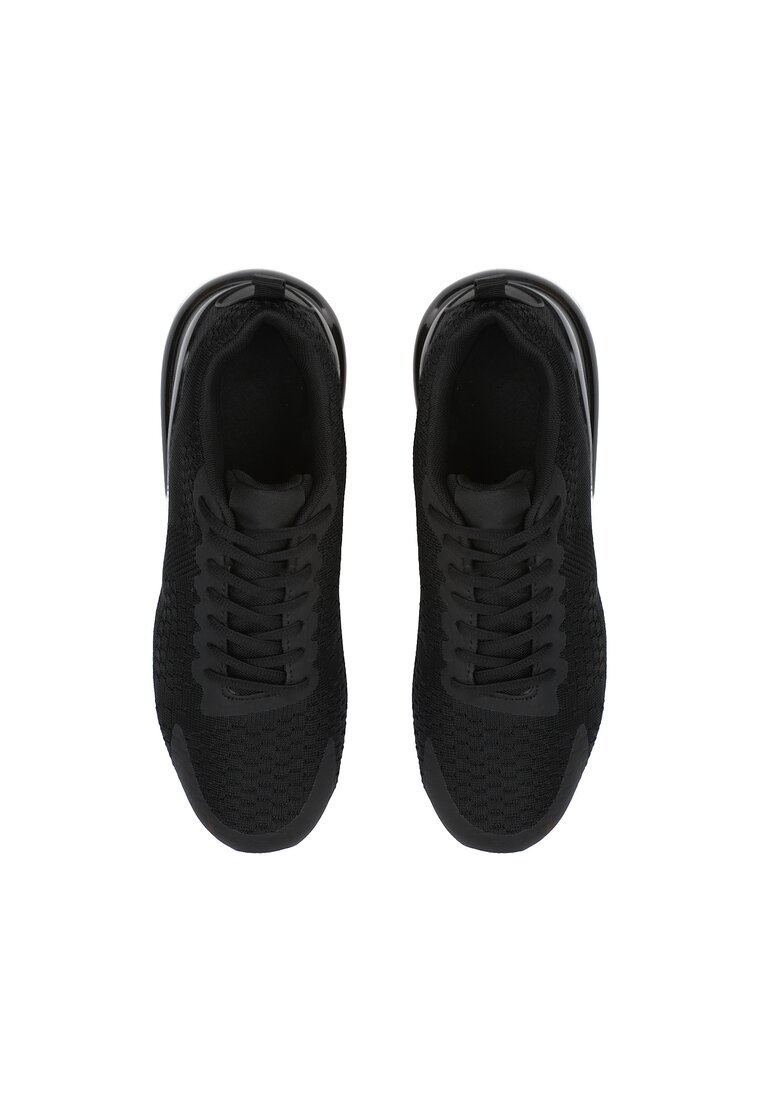 Czarno-Białe Buty Sportowe Semblance