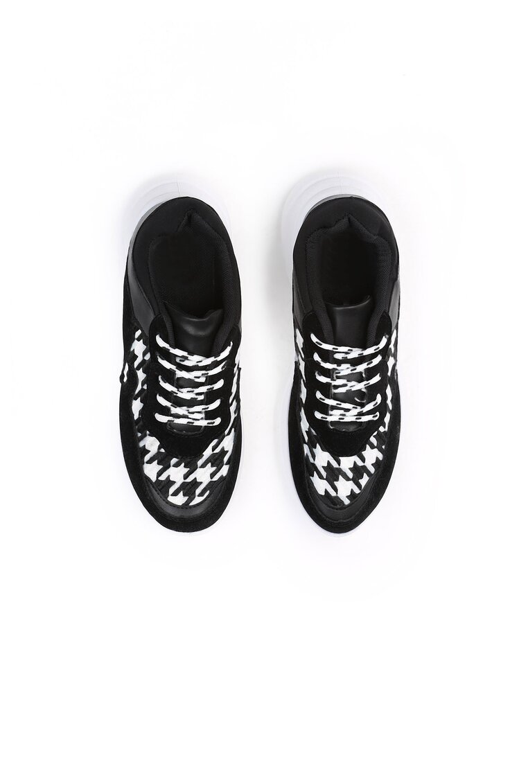 Czarno-Białe Sneakersy Pair Sect