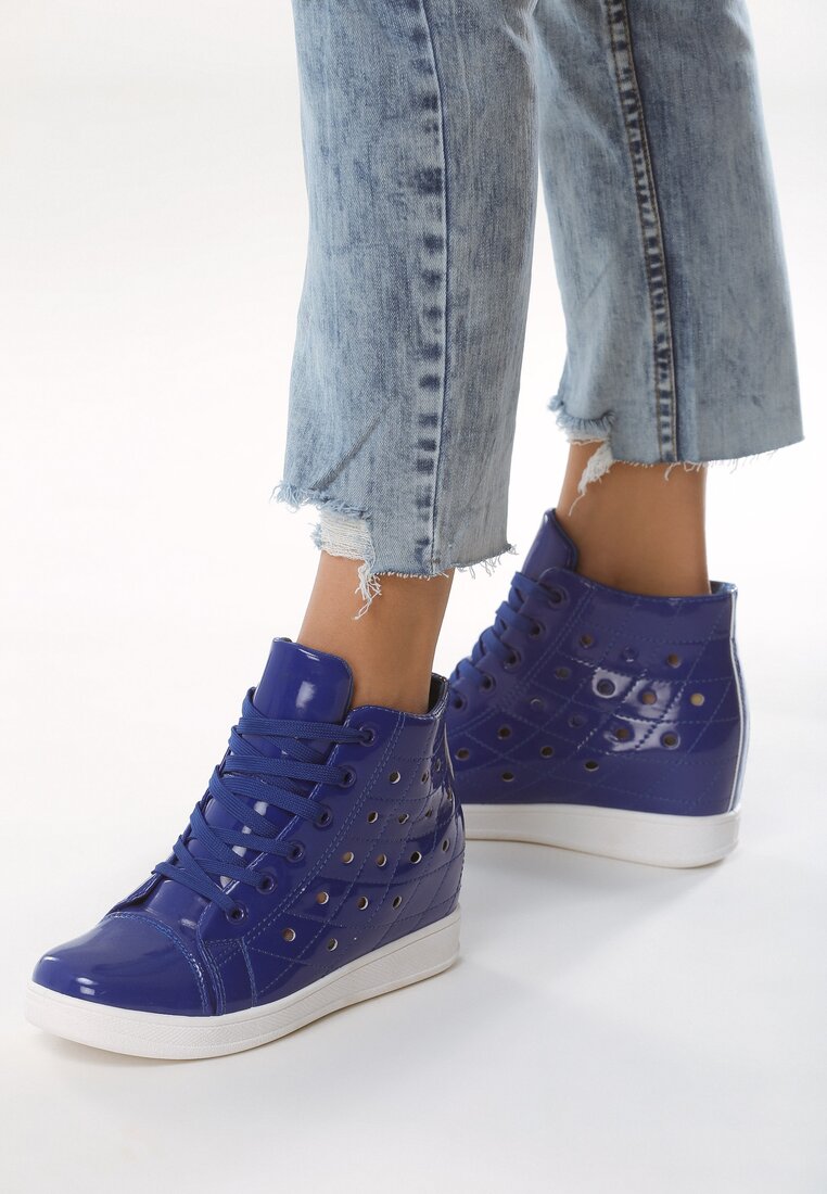 Niebieskie Sneakersy Chat