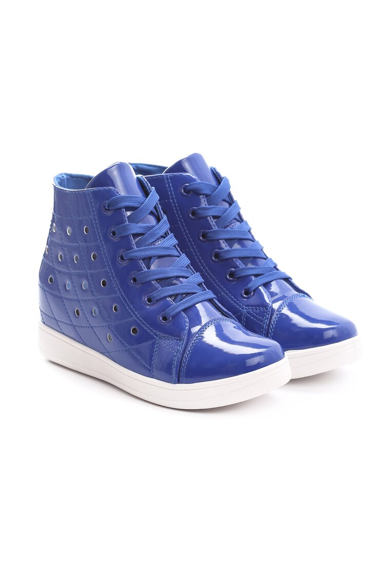 Niebieskie Sneakersy Chat