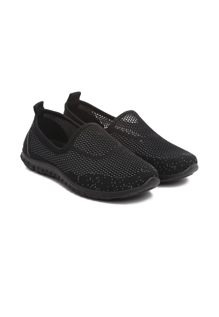Czarne Slip On Rub In