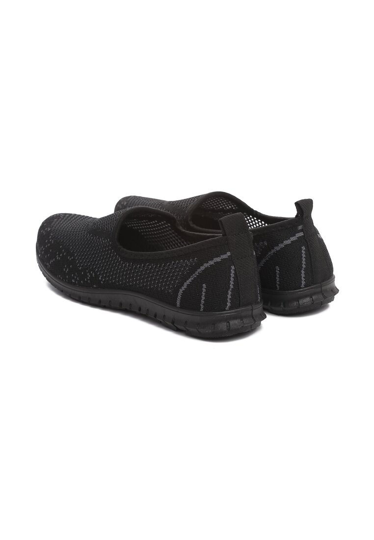 Czarne Slip On Rub In
