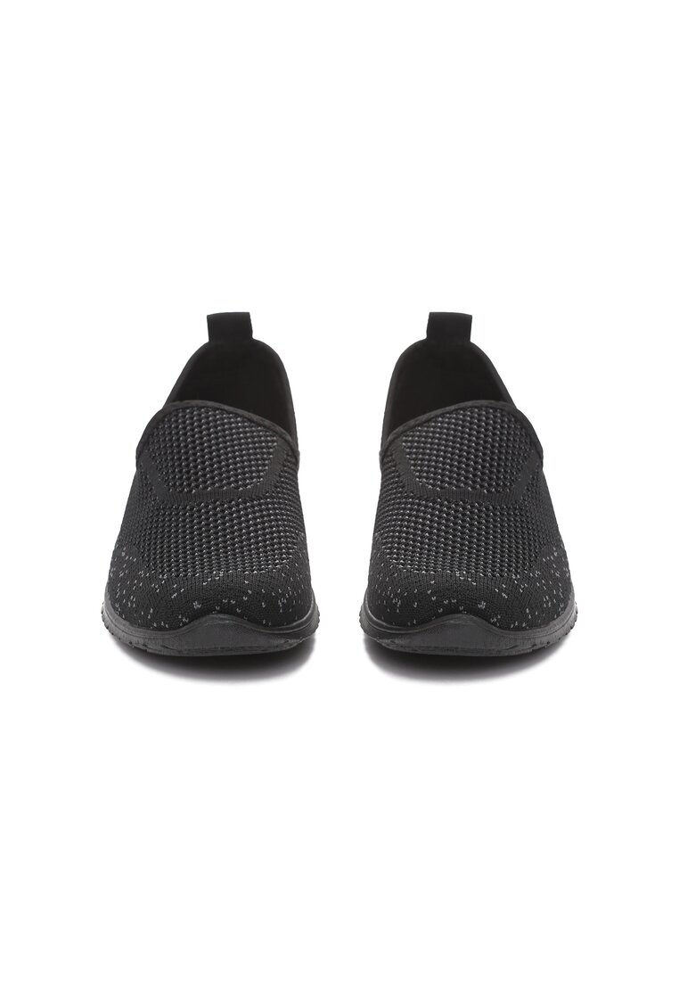 Czarne Slip On Rub In