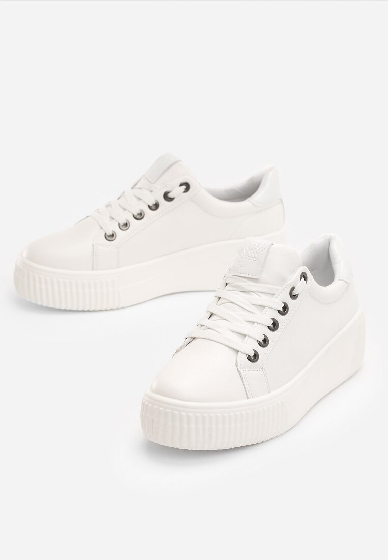 Białe Sneakersy Fainéant
