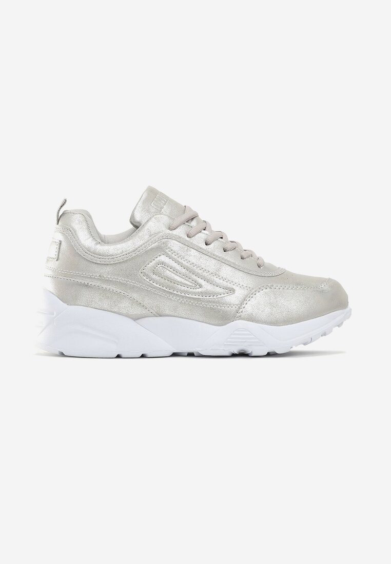Srebrne Sneakersy Cannet