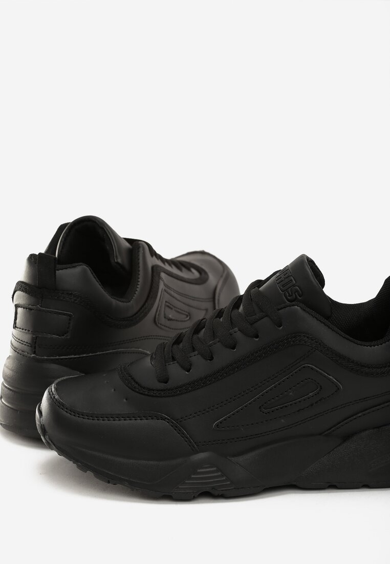 Czarne Sneakersy Cannet