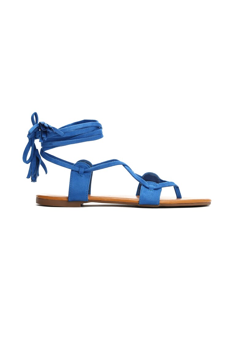 Niebieskie Sandały Marcelina