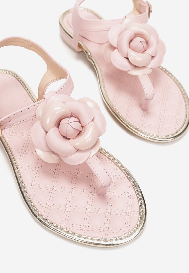 Różowe Sandały Tangle