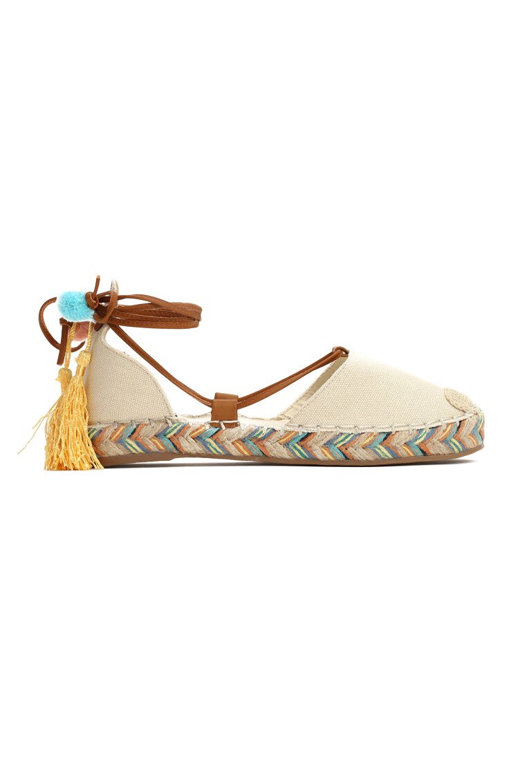 Beżowe Espadryle Mohicans