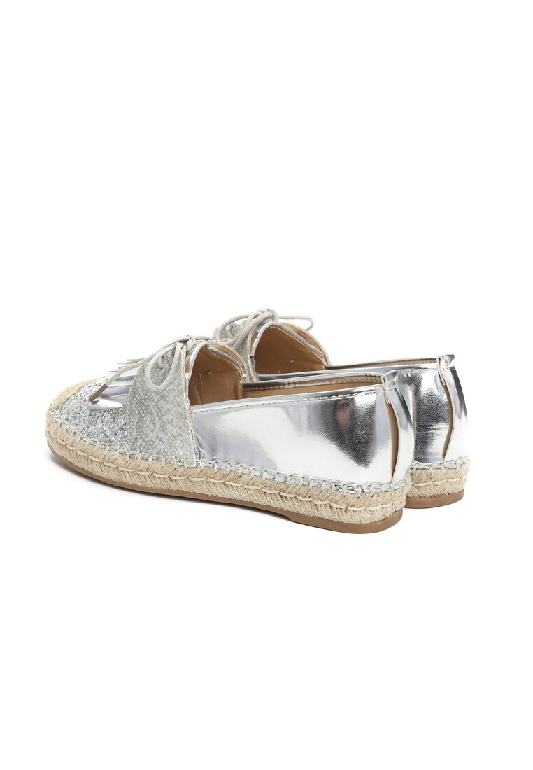 Srebrne Espadryle Amazing Grace