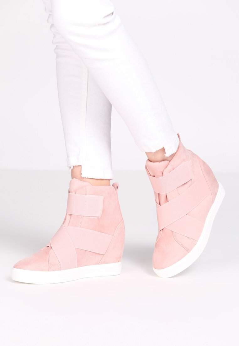 Różowe Sneakersy Merni