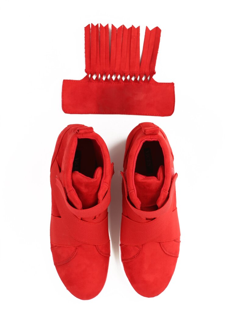 Czerwone Sneakersy Merni