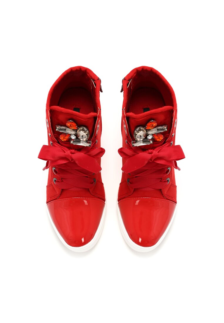 Czerwone Sneakersy Kassi