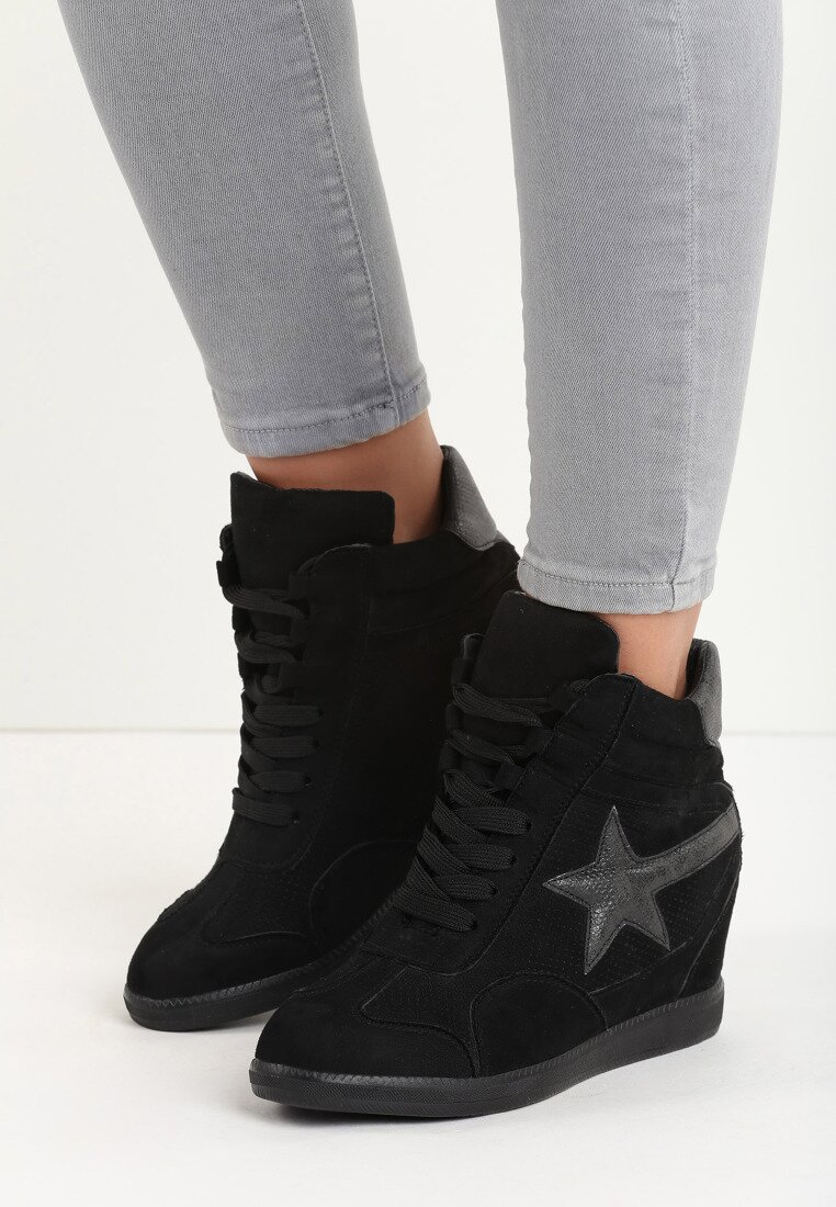 Czarne Sneakersy Star Turn